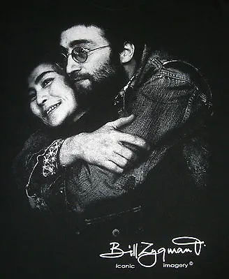 Buy Bill Zygmant Iconic Image Of John Lennon Yoko Ono Limited Edition Tshirt Beatles • 5.99£
