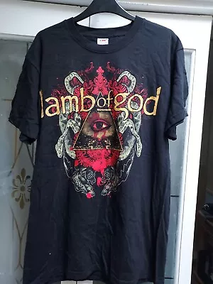 Buy Lamb Of God T Shirt Large 2000 Metal, Rock Tee, Fruit Of The Loom, Heavy Cotton • 39.99£