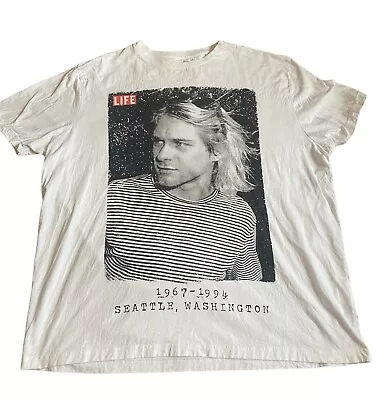Buy Kurt Kurt Contain Nirvana  Life Magazine  Graphic T-Shirt Tribute   Mens Xl • 24.99£