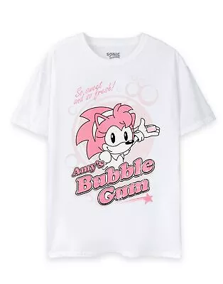 Buy Sonic The Hedgehog White Short Sleeved T-Shirt (Womens) • 16.99£