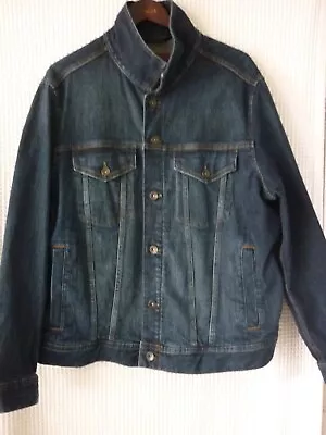 Buy Mens M&S Indigo Denim Jacket. Excellent Condition. XXL  • 17.50£