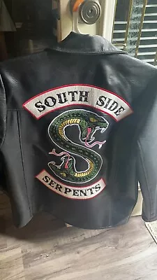 Buy Riverdale South Side Serpents PU Leather Jacket Medium • 33.78£