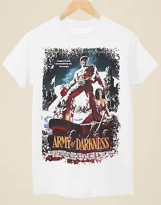 Buy Army Of Darkness - Movie Poster Inspired Unisex White T-Shirt • 14.99£