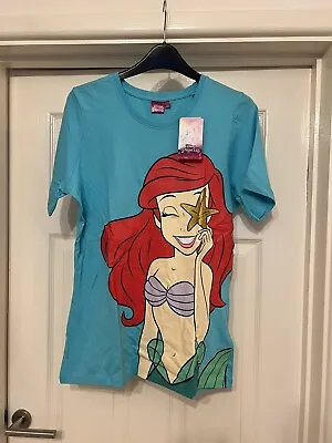 Buy BNWT Disney Ariel Little Mermaid Te-Shirt Age 14-15 • 8£