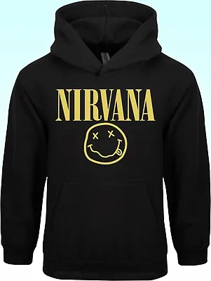 Buy Nirvana Band Logo Hoodie Kids Adults Unisex • 24.99£