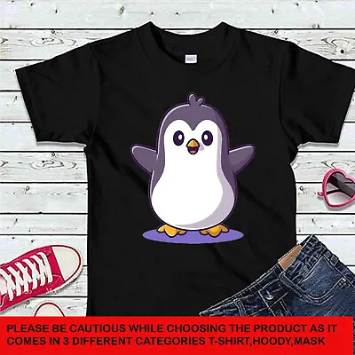 Buy Cute Penguin Boys Girls Funny Tee  Kids T-Shirt #DM #P1 #PR • 6.99£