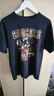 Buy Carcass Necroticism... T-shirt Black Size Large No Back-print Mint! Condition • 17.85£