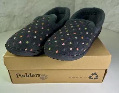 Buy Padders Slippers Size 7 UK Comfortable Warm Sturdy Sole Boxed Unworn • 14.99£