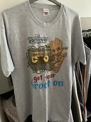 Buy Guardians Of The Galaxy Get Your Groot On T Shirt Xl • 3.99£