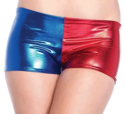 Buy Women’s Kids Suicide Squad Metallic Shorts Harley Quinn Cosplay Hot Pants • 7.99£