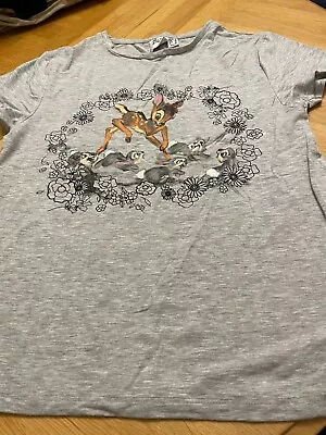 Buy Disney Bambi Grey T Shirt - Aged 8 • 1.99£