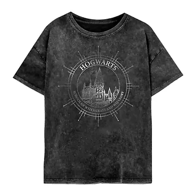 Buy Harry Potter Hogwarts Constellations SuperHeroes Inc. Acid Wash T-Shirt • 24.99£