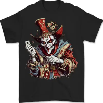 Buy Evil Joker Clown Demon Jester Mens T-Shirt 100% Cotton • 10.48£