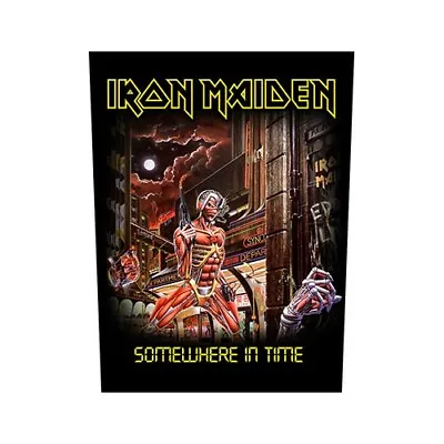 Buy IRON MAIDEN BACK PATCH : SOMEWHERE IN TIME : Eddie Official Licenced Merch Gift • 8.95£