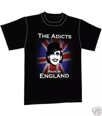 Buy THE ADICTS - Made In England:T-shirt NEW - LARGE ONLY • 25£