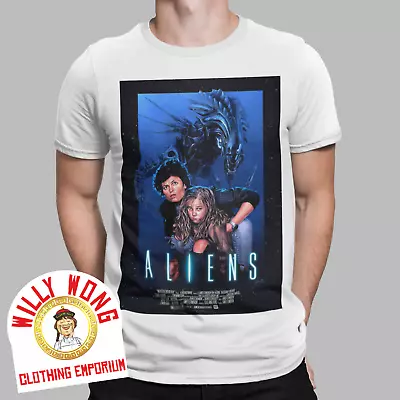 Buy Aliens T-Shirt Ripley Movie Film Action Space SCI FI Retro Alien Newt  80s 90s • 6.99£