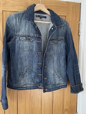 Buy Ladies Oasis Jeans Denim Jacket Size 12 • 10£