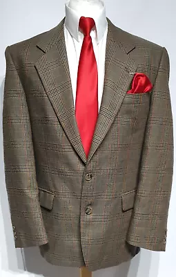 Buy Douglas For Men Tweed Jacket Blazer Ch40 R Brown Mix Check Wool Blend • 0.99£