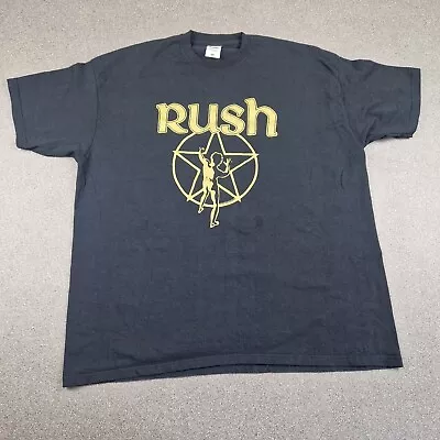 Buy Vintage  Rush Shirt Mens XXL 2XL Black Star Man Album Cover Hard Rock Band • 34.99£