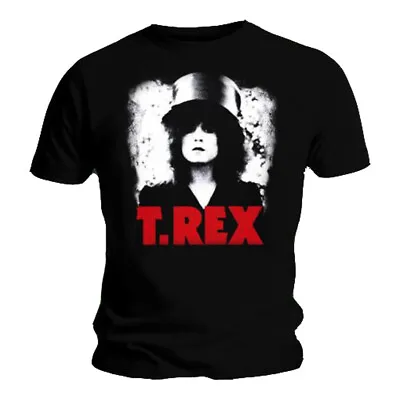 Buy Official T Rex T Shirt Bolan Slider Album Cover Black Classic Rock Band Tee New • 15.90£