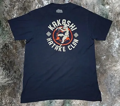 Buy Vintage 2002 Naruto Kakashi Hatake Clan Short Sleeve T-Shirt Size Youth Large • 23.69£