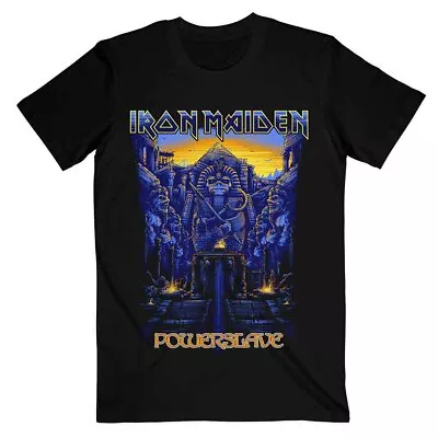 Buy Iron Maiden 'Powerslave - Dark Ink' T Shirt - NEW • 15.49£