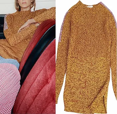 Buy Celine Phoebe Philo 2015 Knit Tops Size S Rare Yellow Red 3 Watched In The Last • 347.46£