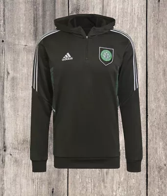 Buy Adidas Celtic FC Condivo 22 Hooded Track Jacket Training Top Hoodie Size L • 45£