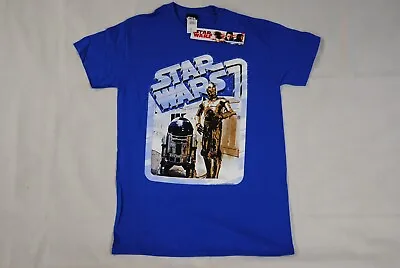 Buy Star Wars Droids Retro Badge T Shirt New Official Movie Film C-3po R2d2 Rare • 9.99£