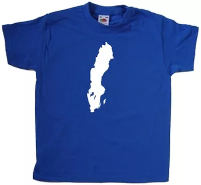Buy Sweden Outline Kids T-Shirt • 7.99£