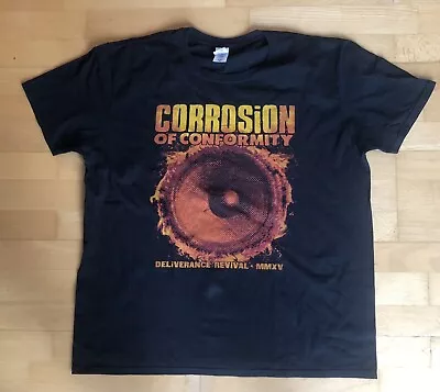Buy CORROSION OfF CONFORMITY 2015 Europe VINTAGE T-SHIRT Size XL New Deliverance • 42.90£