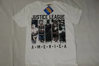 Buy Justice League Comics America T Shirt New Official Dc Comics Superman The Flash • 7.99£