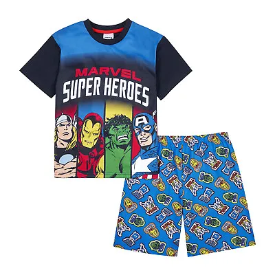 Buy Marvel Comics Boys Pyjamas, Incredible Hulk Iron Man Thor Captain America Pjs • 11.95£