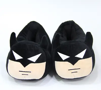 Buy Batman Cartoon Plush Slippers Men Women Soft Stuffed Warm Floor Shoes 28cm • 16.80£