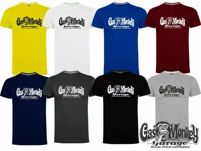 Buy Gas Monkey Garage T-Shirt Official GMG OG Logo Blood Sweat And Beers Casual Tee • 9.99£