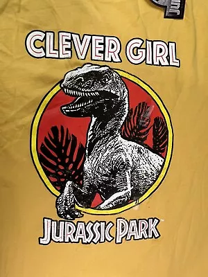 Buy NWOT Jurassic Park Clever Girl Velociraptor T-shirt XL • 16.31£