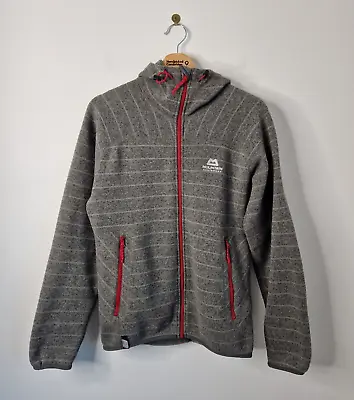 Buy Mountain Equipment Dark Days Hooded Jacket Small Grey Striped Fleecy • 19.99£