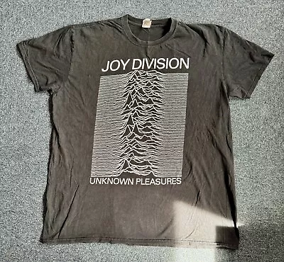 Buy Men's Black T-Shirt  Joy Division Unknown Pleasures  Size 2XL • 5£