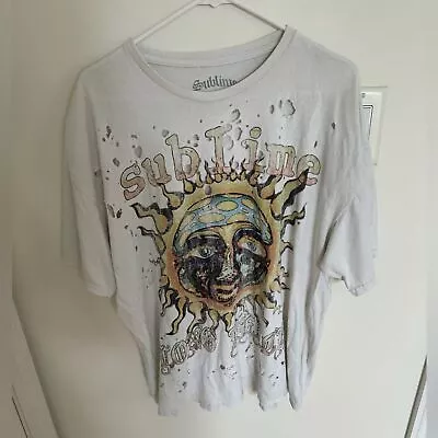 Buy Sublime Graphic T Shirt Oversized Holes Distressed • 9.47£