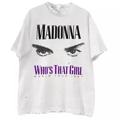Buy MADONNA - THE CELEBRATION TOUR 2023 WHO'S THAT GIRL TOUR T-SHIRT SIZE MEDIUM New • 49.95£
