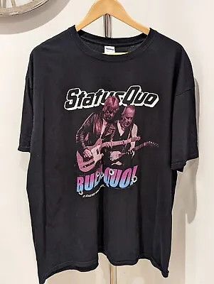 Buy Status Quo T Shirt 2xl Gildan Bula Quo Vgc Rock Band Music 🎵🎶 • 15.28£