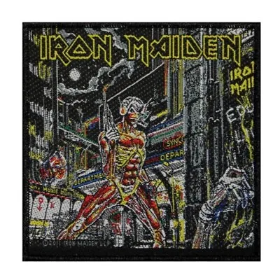 Buy IRON MAIDEN Standard Patch: SOMEWHERE BACK IN TIME IN RETAIL PACK Official Merch • 4.30£