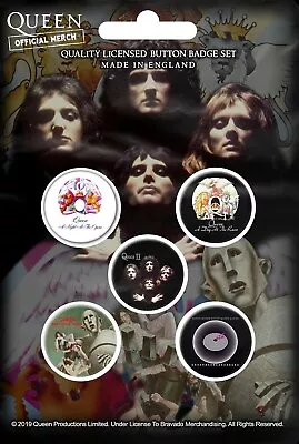 Buy Queen - Early Albums (new) (gift) Badge Pack Official Band Merch • 6.50£