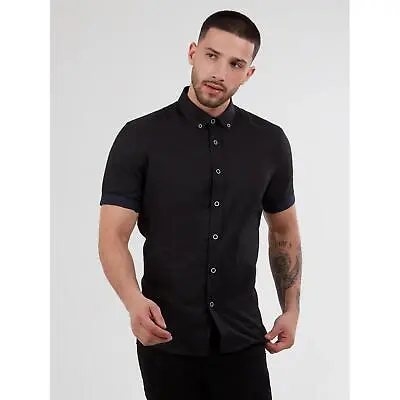 Buy Mish Mash Summit Short Sleeve Shirt Black • 37.95£