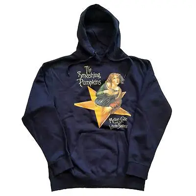 Buy Smashing Pumpkins- Official  Unisex Navy Blue Pullover Hoodie: Mellon Collie • 26.99£