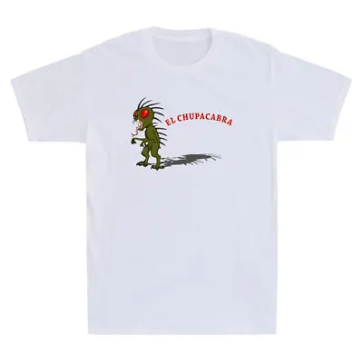 Buy Chupacabra Stands Fangs Bared Red Eyes Mexican Mythology Vintage Men's T-Shirt • 15.99£