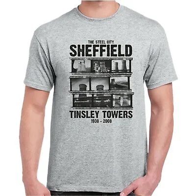 Buy The Steel City Sheffield Tinsley Towers T-Shirt Tinsley Viaduct Birthday Gift • 14.99£