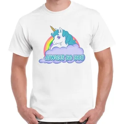 Buy Rainbow Unicorn Always Be You Cool Men Women Cool Gift Unisex T Shirt 2770 • 6.35£
