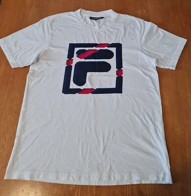 Buy Mens Retro Fila T Shirt Size Medium Excellent Condition • 6.95£