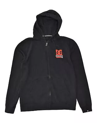 Buy DC Mens Zip Hoodie Sweater XL Black Cotton BA19 • 18.54£